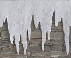 Eiszapfenbordüre 66 cm Höhe