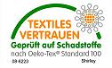 Geprüft auf Schadstoffe nach OEKO-TEX® Standard 100 Geprüft auf Schadstoffe nach OEKO-TEX® Standard 100