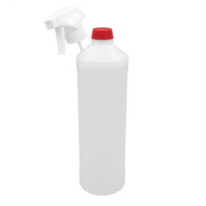 Pumpsprayflasche leer für Flammschutzmittel. 