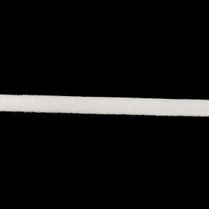 Flaches Gummiband,  5 mm Breite, weiß. sehr weich und soft