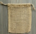 Jutesack aus Jutenetz ca. 18 x 14 cm