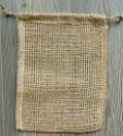 Lino-Sack aus Jutenetz ca. 33 x 24 cm