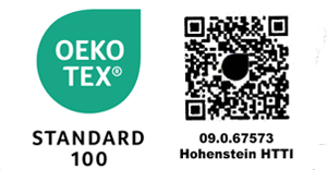 Oekotex Standard 100 zertifiziert