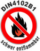 DIN4102B1 schwer entflammbar DIN4102B1 schwer entflammbar