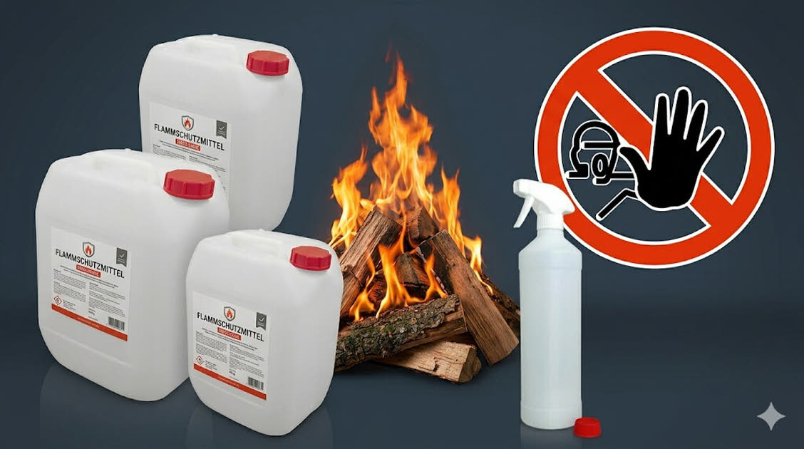 Flammschutzmittel für Stoffe und Holz