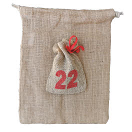Beispielanwendung für größere Säcke in Kombination mit dem Adventskalender