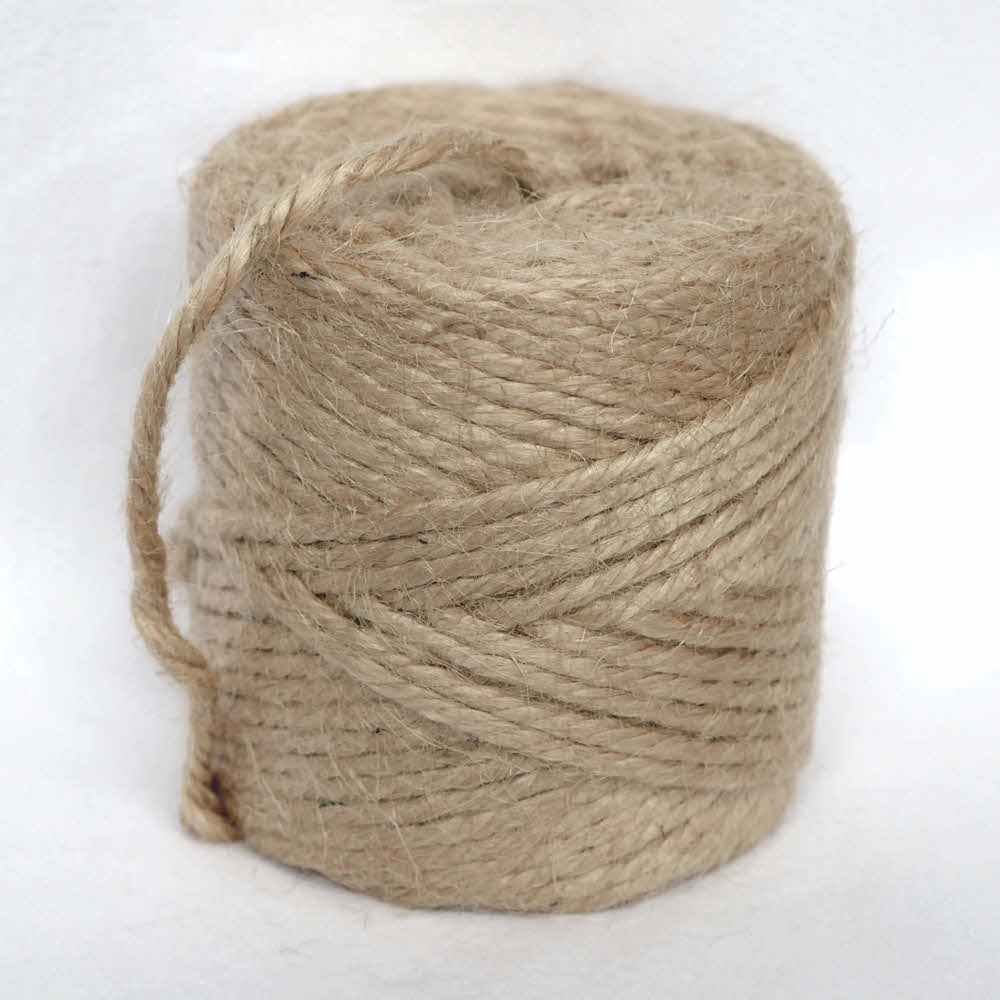 Jutekordel Natur 3,5 mm – 60 m Spule | Extra stark & 4-fach gezwirnt (3.340 tex)