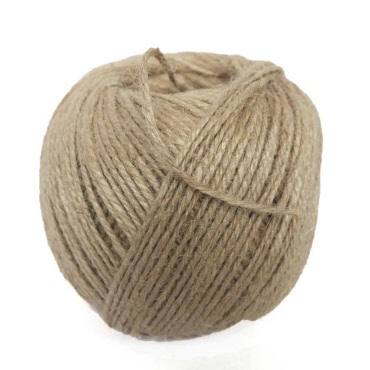 Profi-Jutegarn Natur 2 mm – 120 m (200g) | Geprüft & Reißfest (tex 500x3)