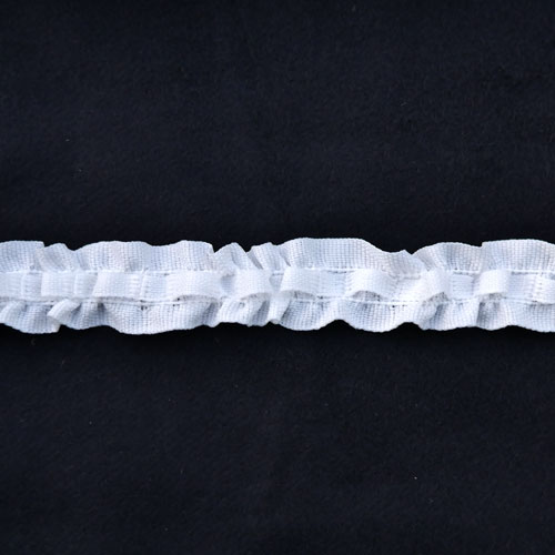 Kräuselband weiß ca. 22 mm Breite