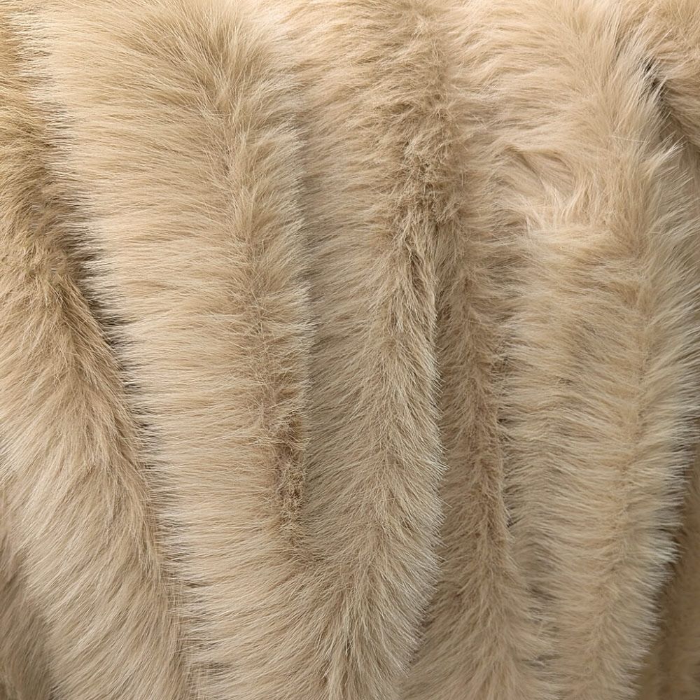 Farbe camel/fuchsbraun Langhaarfell ca. 60 - 70 mm Flor