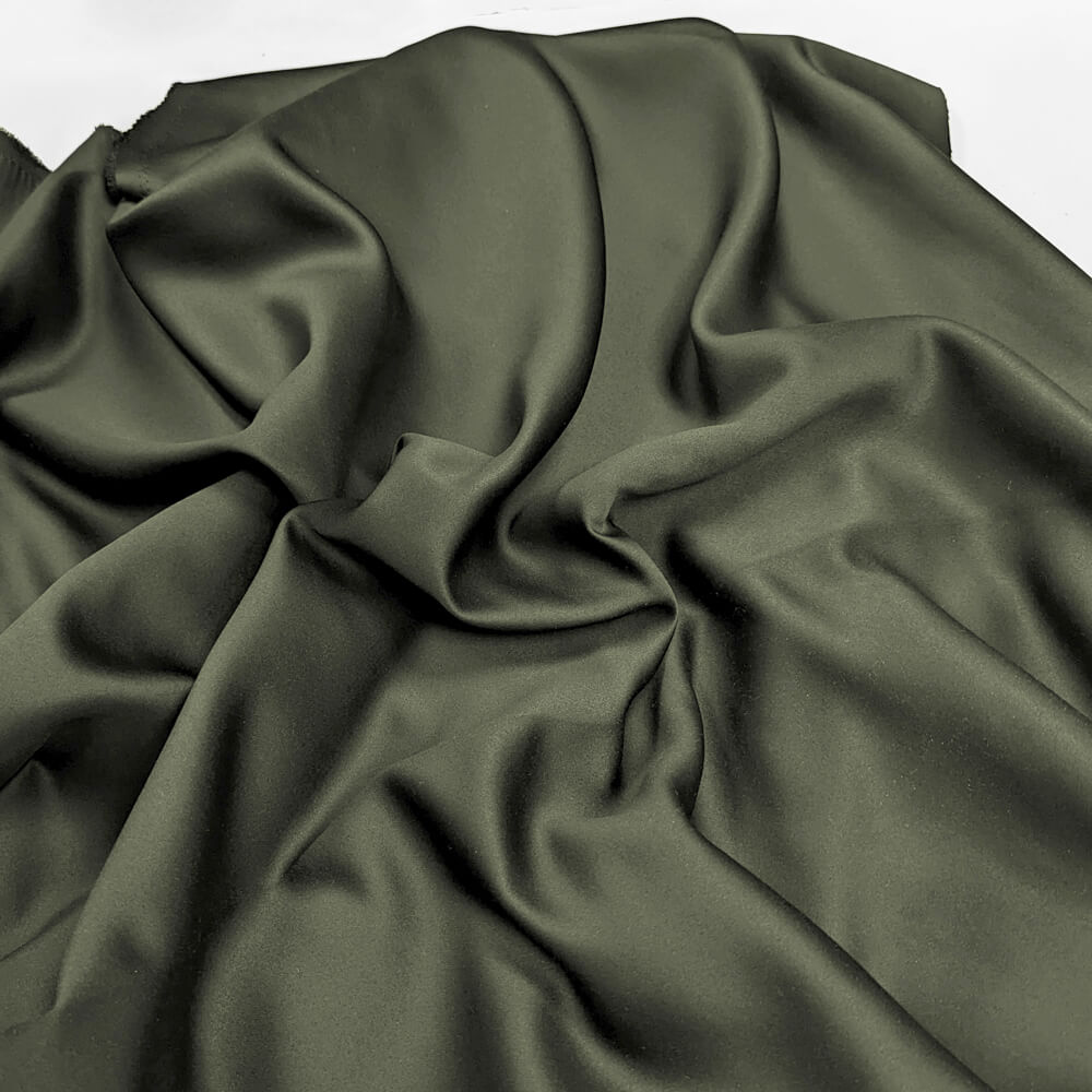 Verdkunklungsstoff Gardine Polyester Farbe olive