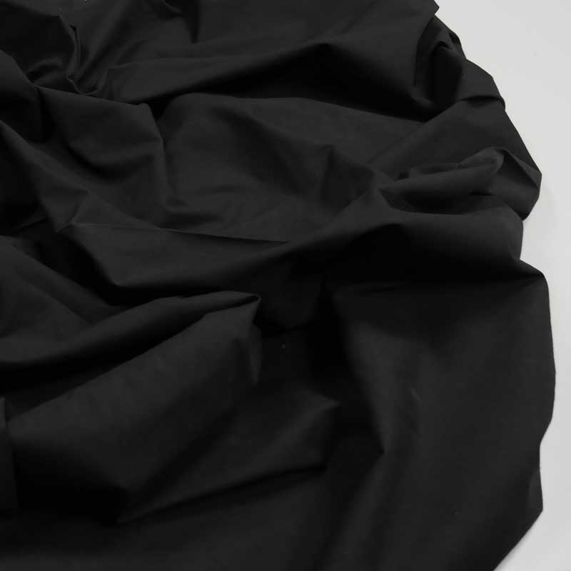 Nessel 4x16 Polyester FR schwarz schwer entflammbar