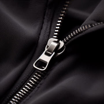 Ersatz für einen defekten Reißverschluss-Zipper an einer Jacke