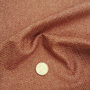 Grobe Leinenstruktur. Beispiel mit 50 Cent Stück