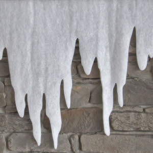Eiszapfenbordüre 66 cm Höhe