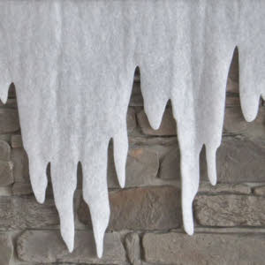 Eiszapfenbordüre 66 cm Höhe