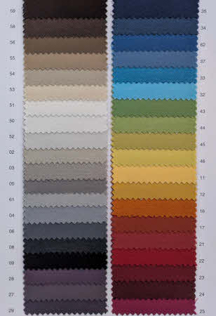 Elite Satin Farbkarte