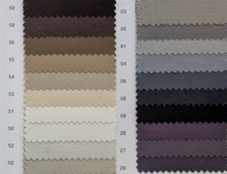 Elite Satin Farbkarte