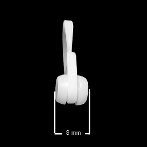 Dicke der Rollen ca. 8 mm,
