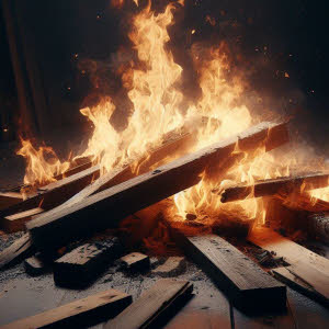 Hinweis zu Flammschutzmittel für rohes Holz