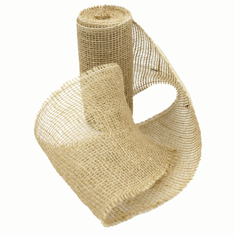 Juteband 15 cm Breite natur als Meterware
