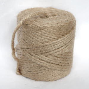 Jutegarn, Jutekordel 3,5 mm natur 200 Gramm 