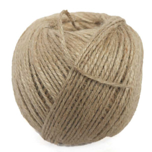 Jutegarn natur 2 mm Knäuel