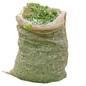 Jutelaubsack natur biologisch abbaubar