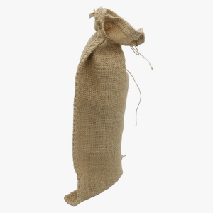 Jutesack für Flaschen ca. 41 x 18 cm, seitliche Ansicht