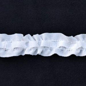 Kräuselband weiß ca. 22 mm Breite