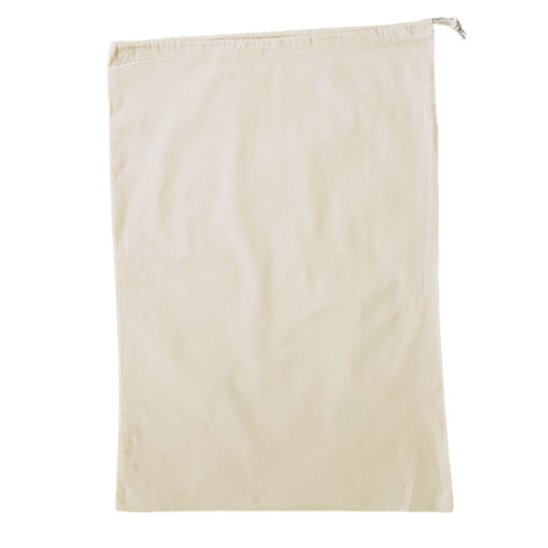 Nesselsack aus Baumwolle ca. 79 cm Höhe und 50 cm Breite. 