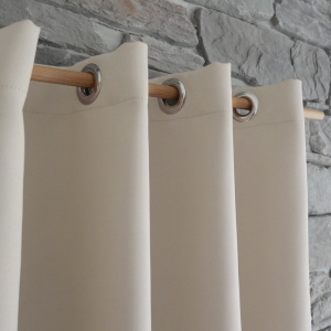 Beispieldeko mit Ösen, Farbe 35 beige (Deko nicht enthalten)
