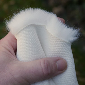 Webpelz ca. 22 mm Flor super dicht softweich, eierschale