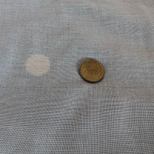 Vergleich mit 50 Cent Münze auf und unter Stoff